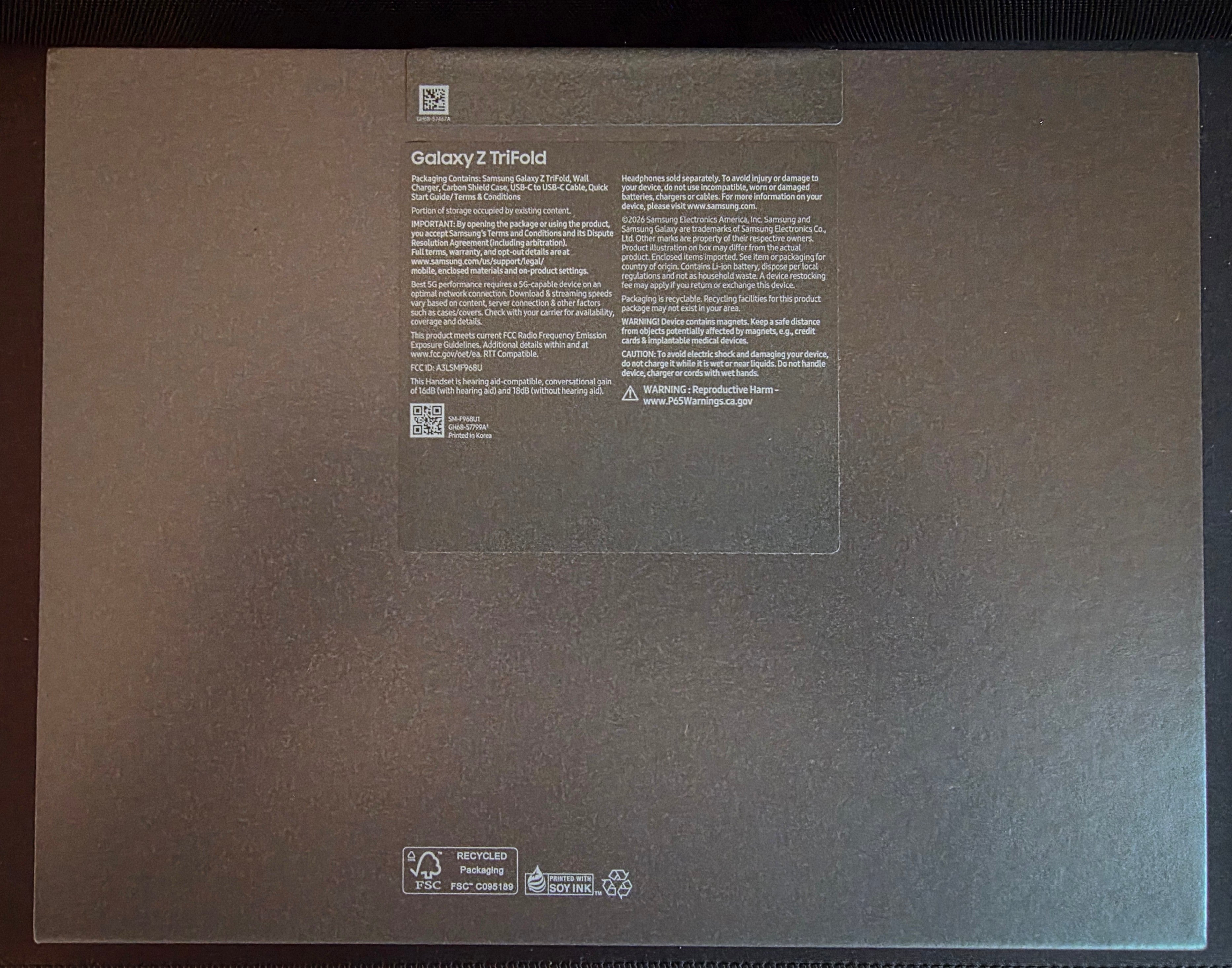 Samsung Galaxy Trifold 512GB USA BRAND NEW Unlocked